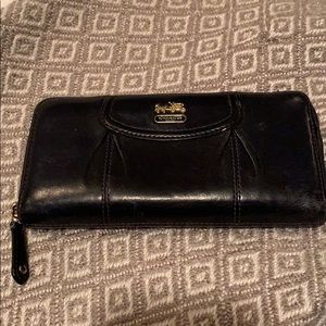 Coach zipper wallet